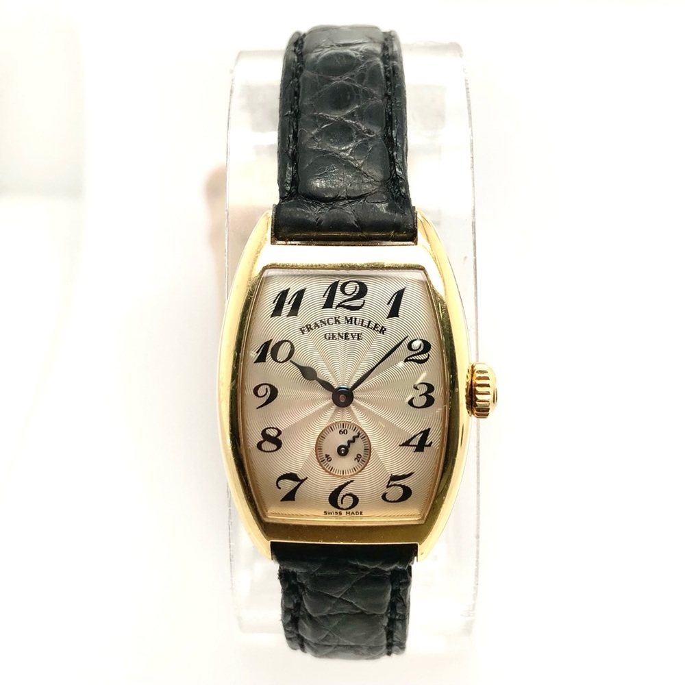 FRANCK MULLER CASABLANCA Hand Winding 25mm 18K YG Watch Skeleton Backcase